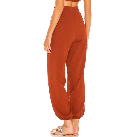 NEW Free People Beach Don’t Kill My Vibe 100% COTTON Set Pants & Crop top 492S0 - Picture 7 of 8